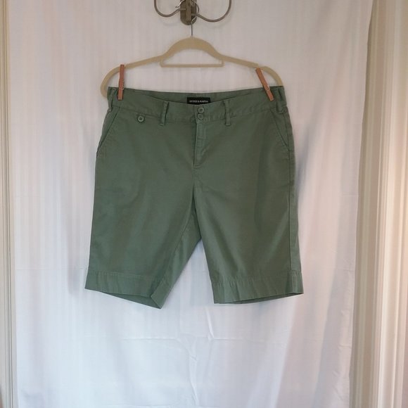 🌞 George & Martha Shorts Green Cotton 8 - Picture 2 of 13